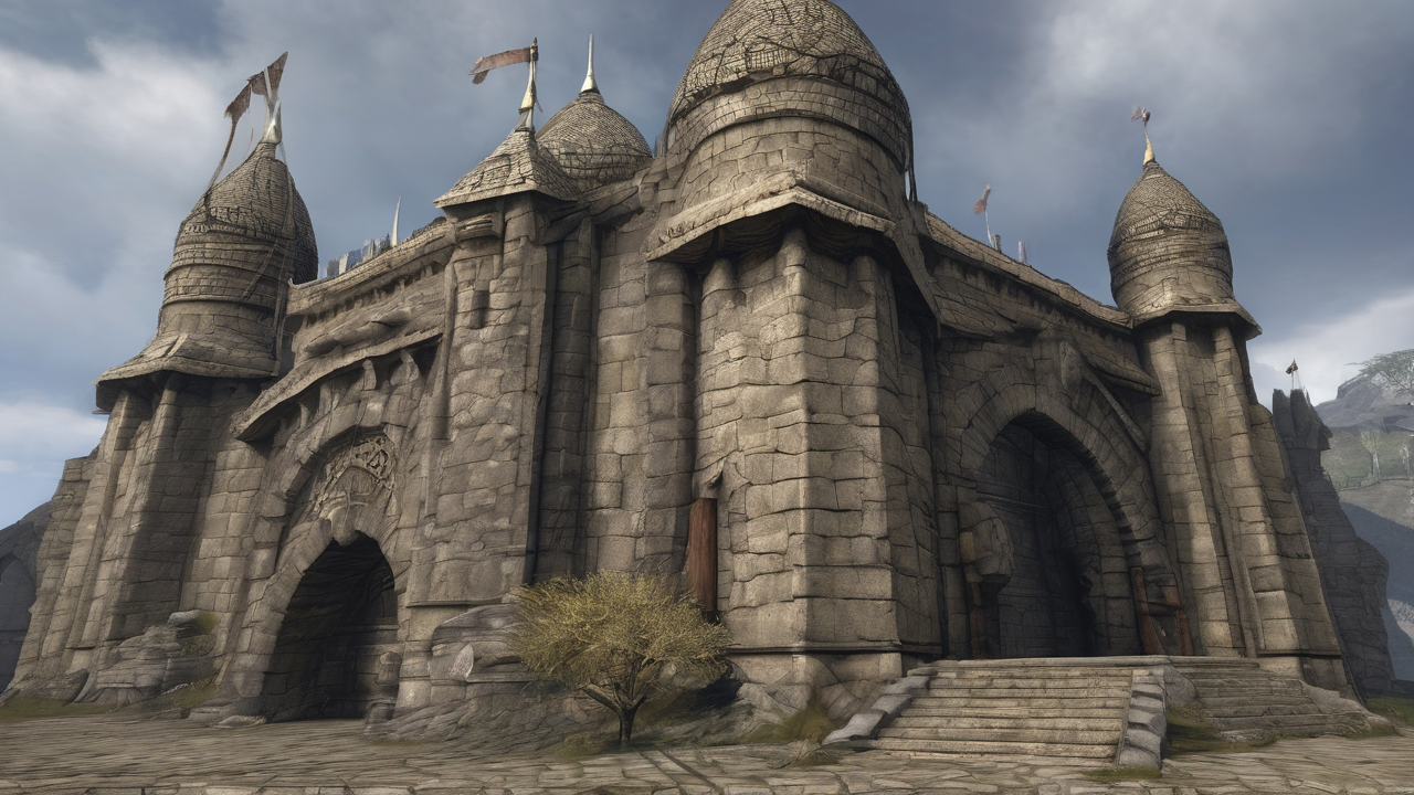 Okładka gry The Elder Scrolls: Arena przedstawiająca wojownika walczącego z demonem